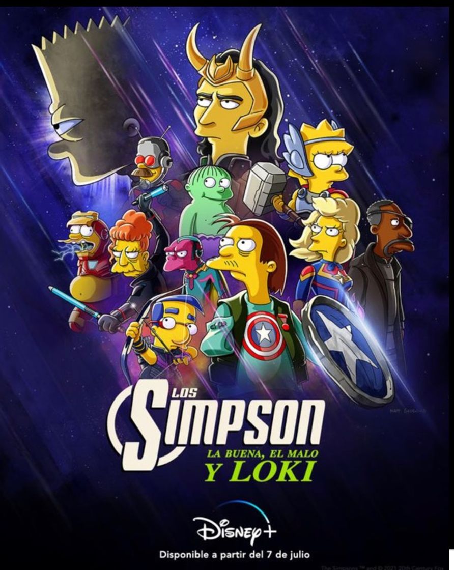 Fashion Los Simpson: La buena, el malo y Loki. 