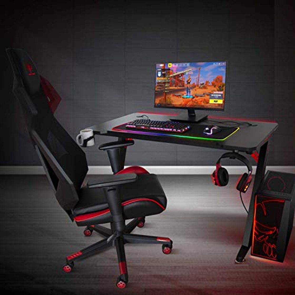 Productos Spirit Of Gamer - HEADQUARTER 300 - Gran Mesa de Juego Ergonómica