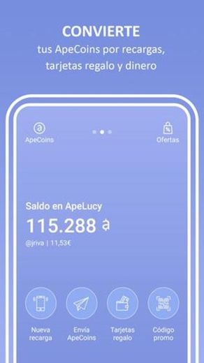 ApeLucy - Recargas & Dinero