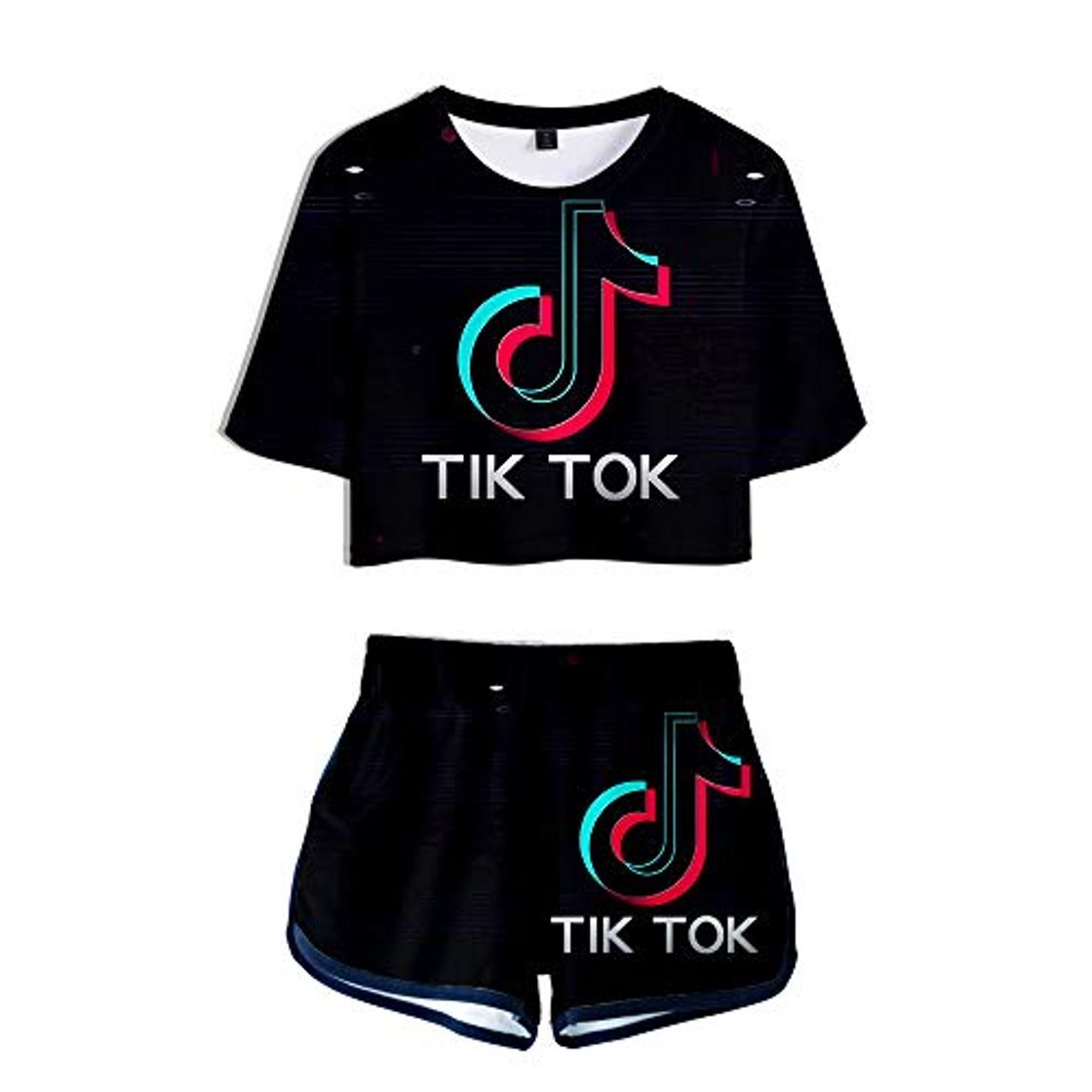 Social HGUIAZ TIK TOK Imprimiendo Camisetas Y Pantalones Cortos