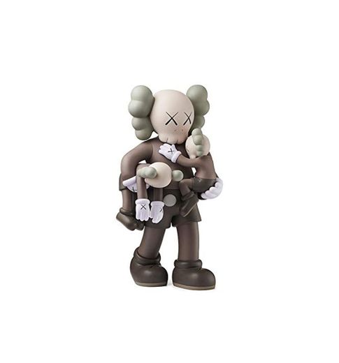 Wild KW KAWS Clean Slate Action Figure Hug Baby Original Companion Model Collectible Art Toys Las Articulaciones Pueden Moverse 40 Cm Brown