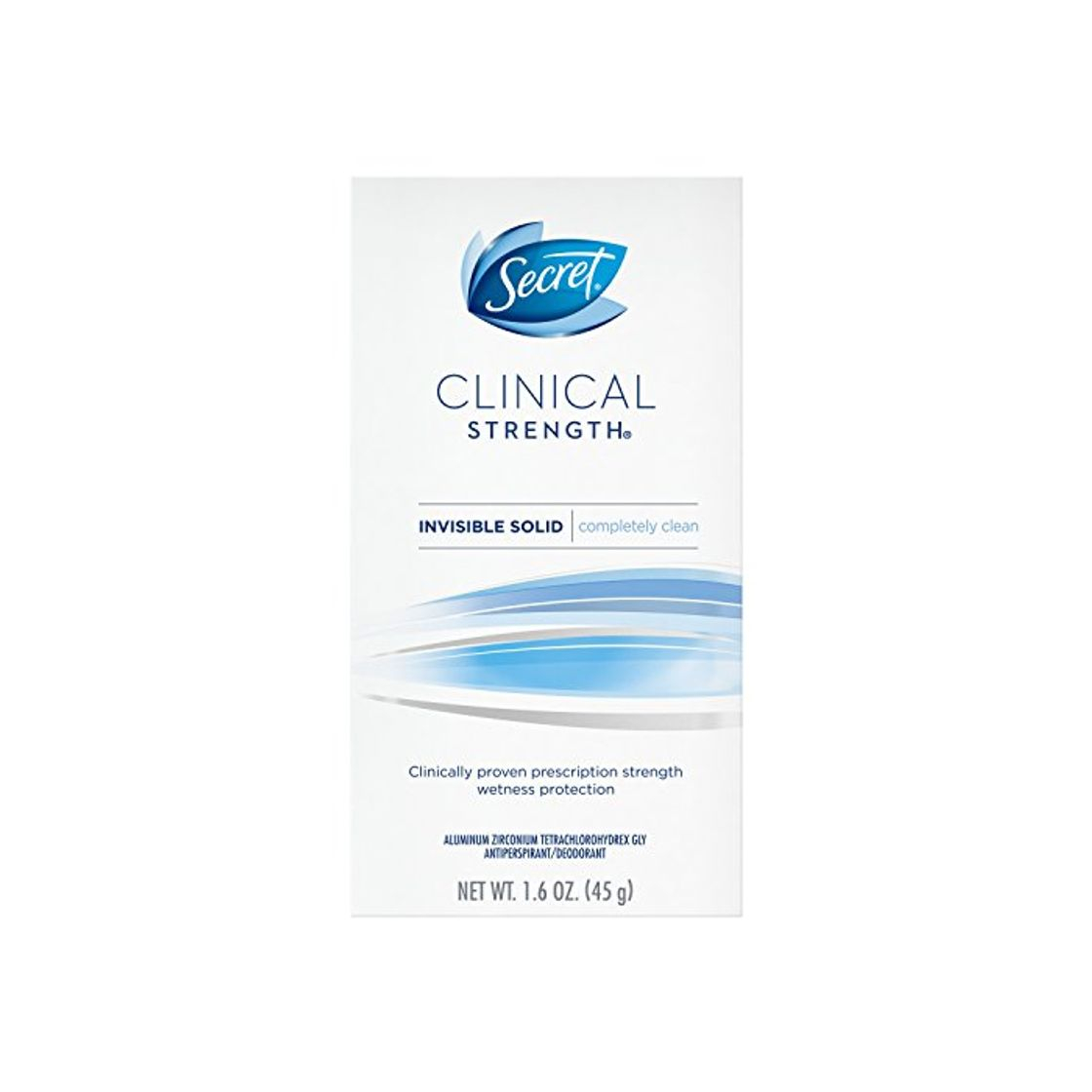 Producto Secret Clinical Strength Invisible Solid Women's Antiperspirant & Deodorant Completely Clean Scent