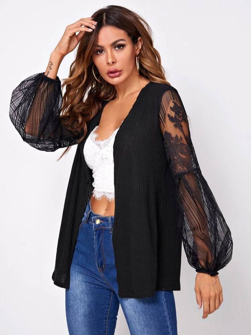 Fashion Chaqueta Tejida
| SHEIN