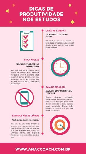 Dicas para o estudo produtivo 📚