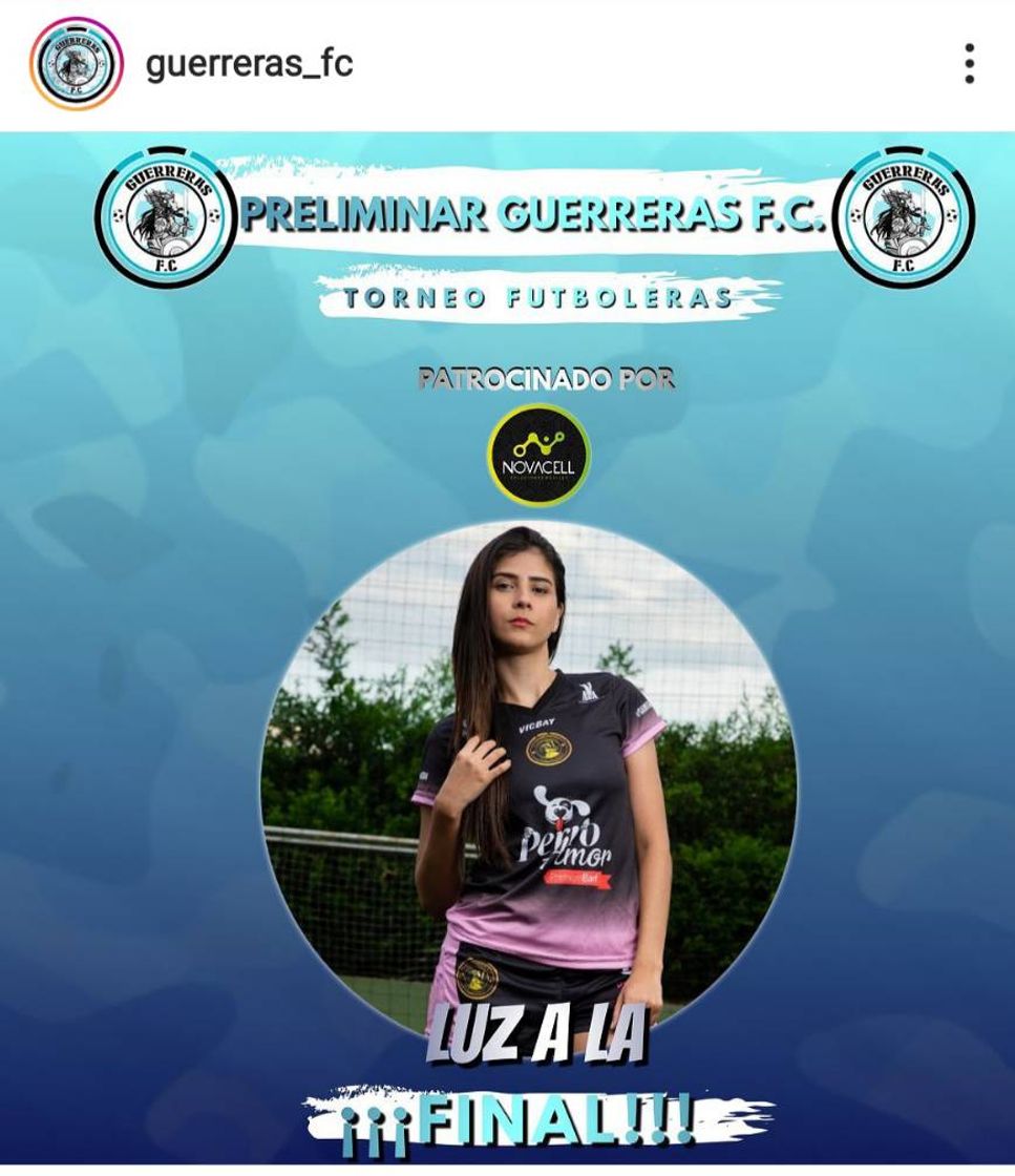 Social Futbol femenino. De click en este link y vote por Luz