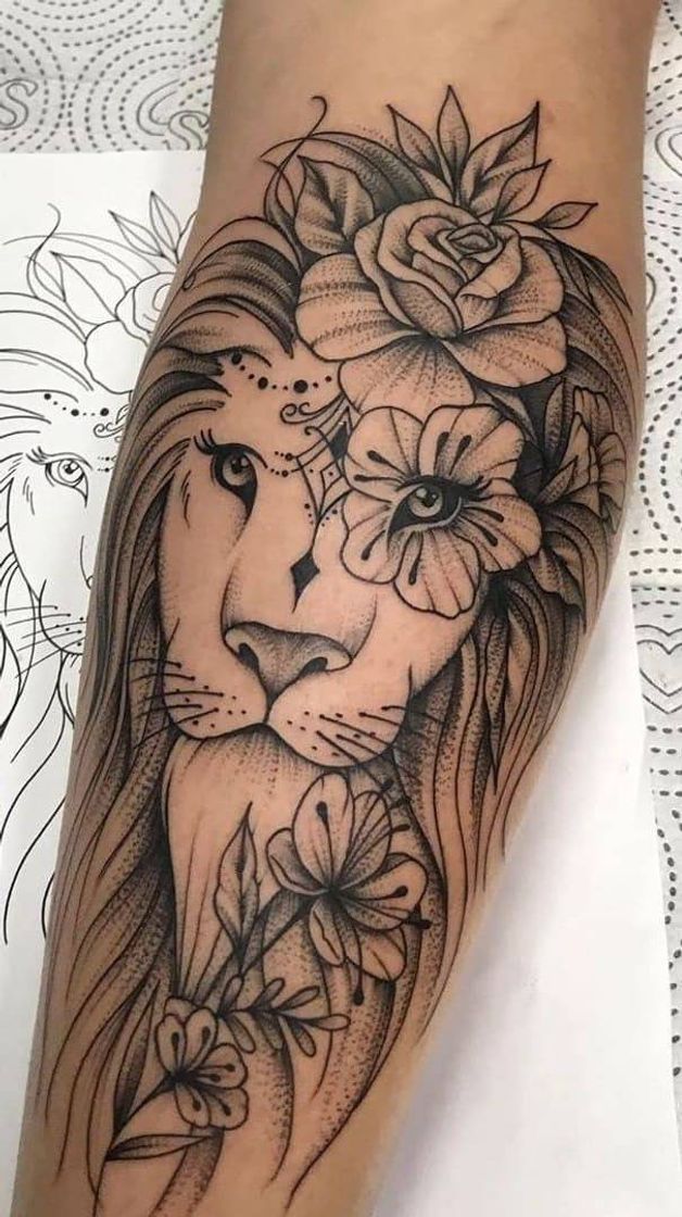 Moda Lion tattoo🦁