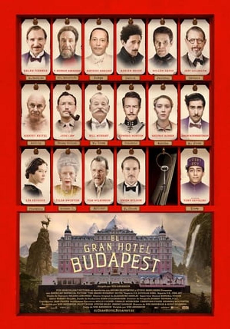 Película El gran hotel Budapest