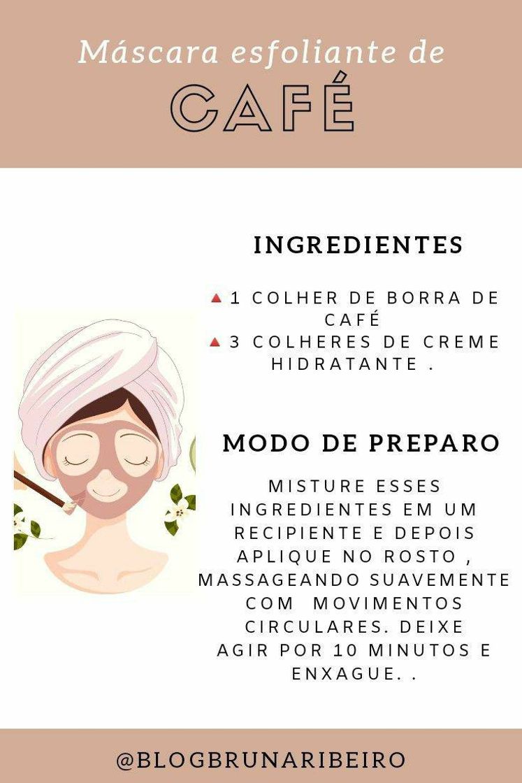 Moda Já testou a máscara esfoliante de café? 