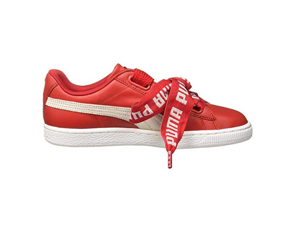 Social PUMA Mujer Toreador Rojo Basket Heart DE Zapatillas-UK 6