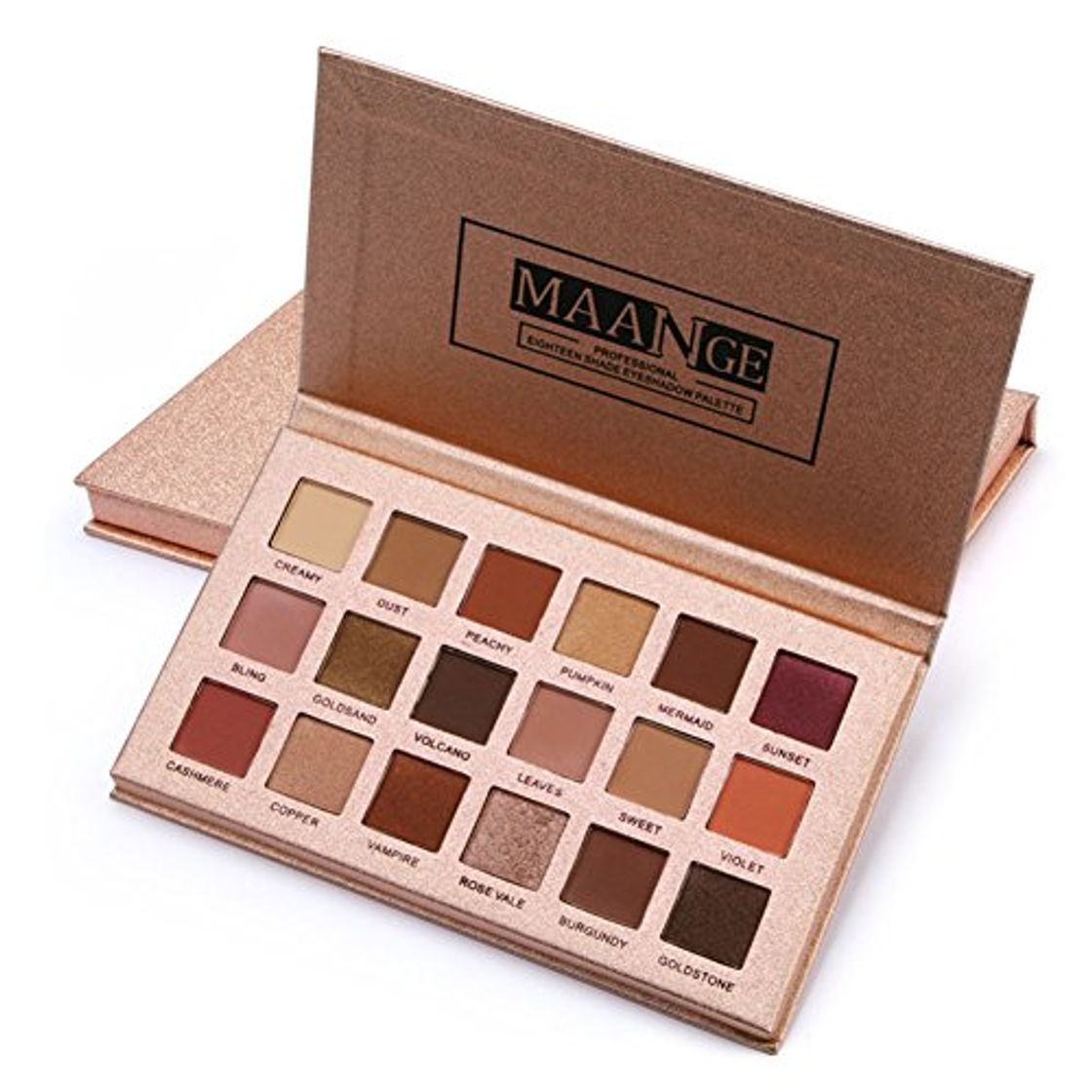 Social Paleta de sombras de ojos 18 colores Mate