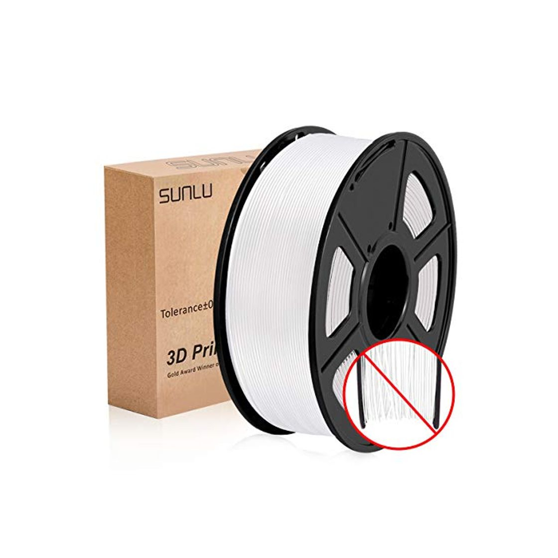 SUNLU Filamento Impresora 3d, Filamento 1.75 PLA, 3D Filament PLA