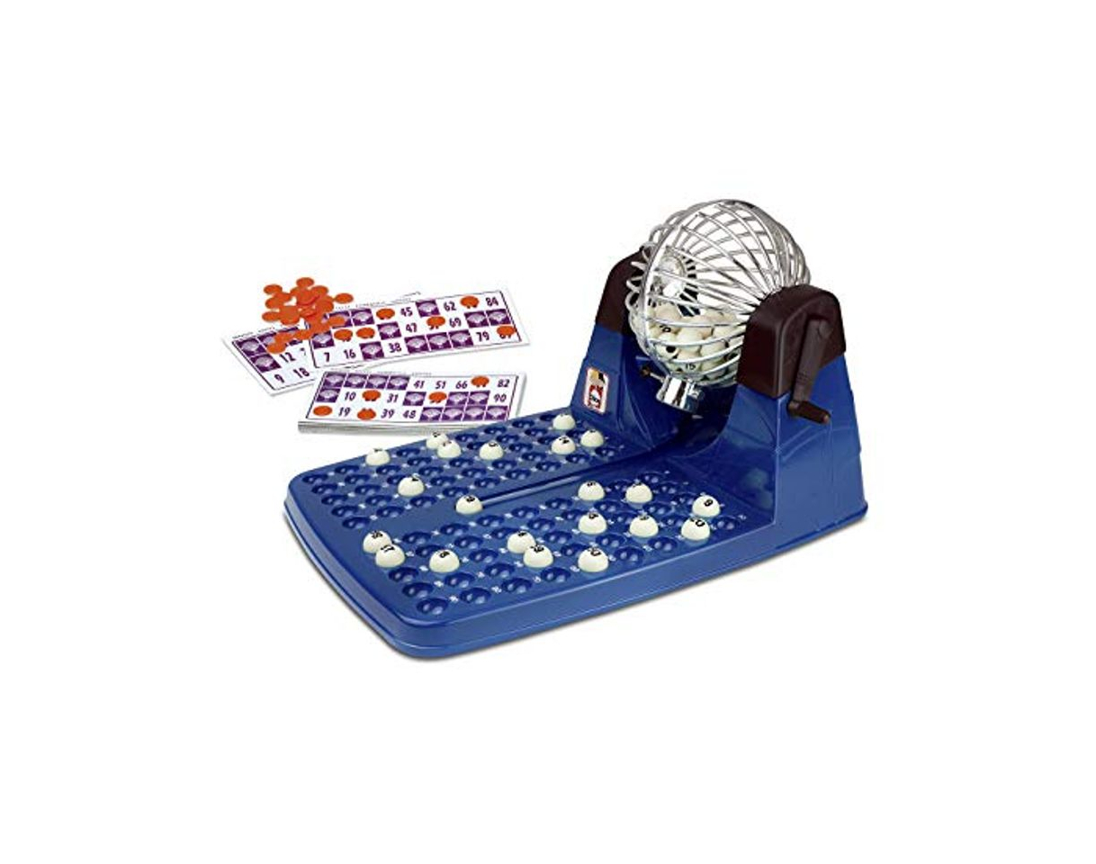 Social Chicos - Lotería automática, 48 cartones, color azul