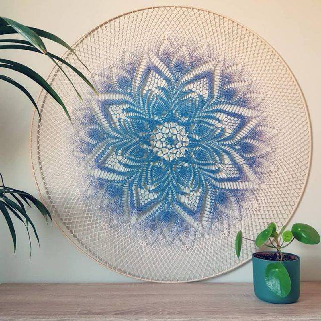 Social Mandala de crochê