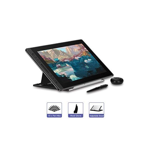 HUION Monitor de Dibujo Gráfico Kamvas Pro 16-15.6" Tableta Gráfica con Pantalla