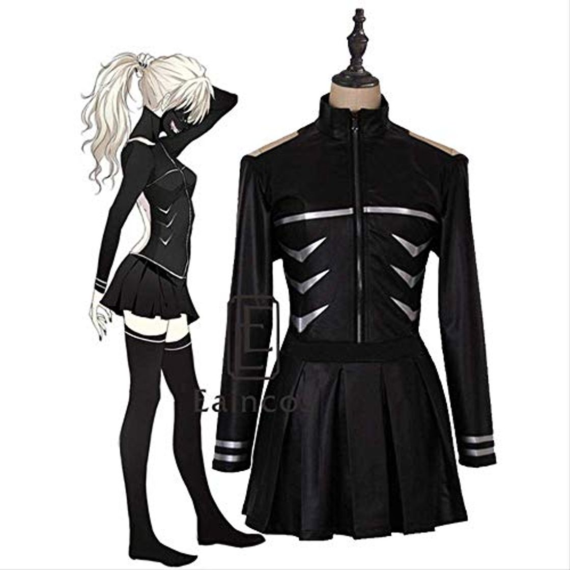 Producto WSJDE Anime Tokyo Ghouls Kaneki Ken Reversión Sexual Uniforme de Lucha Cosplay Traje de Fiesta de Halloween Vestido Conjunto Completo XXL