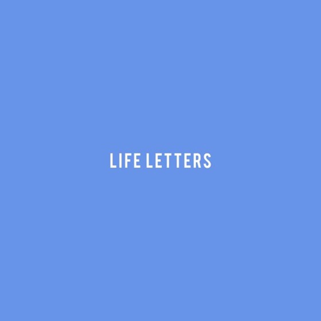 Canción Life letters - never get used to people