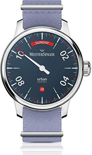 MeisterSinger Urban Day Date URDD908 Reloj automático con sólo una aguja