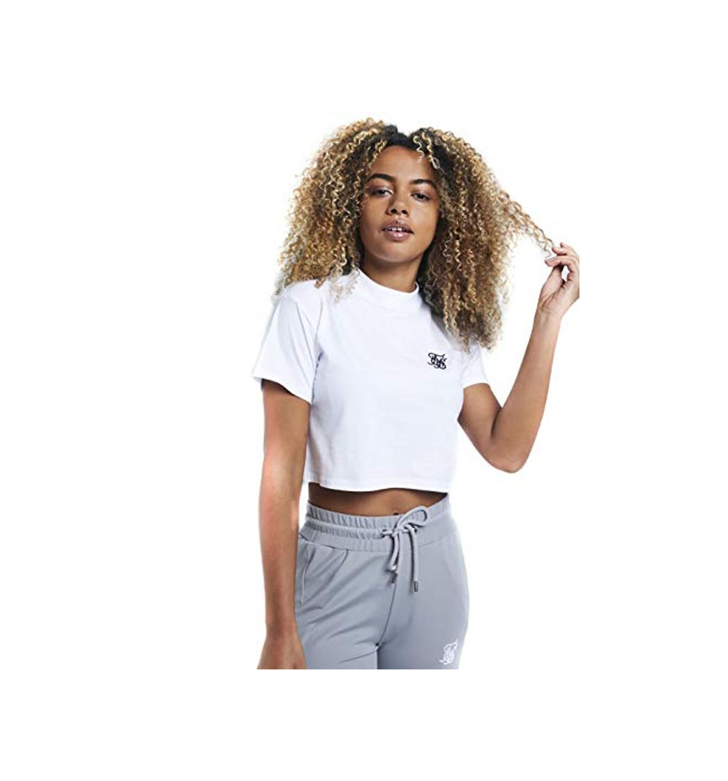 Social Sik Silk - SSW 1454 - Retro Box FIT Crop tee -