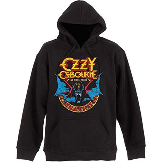 Ozzy Osbourne Bat Live Logo Oficial Sudaderas Capucha Hombre