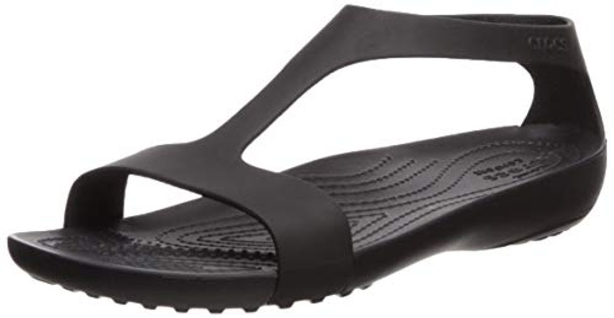 Producto Crocs Serena Sandal Women, Sandalias de Punta Descubierta para Mujer, Negro Black