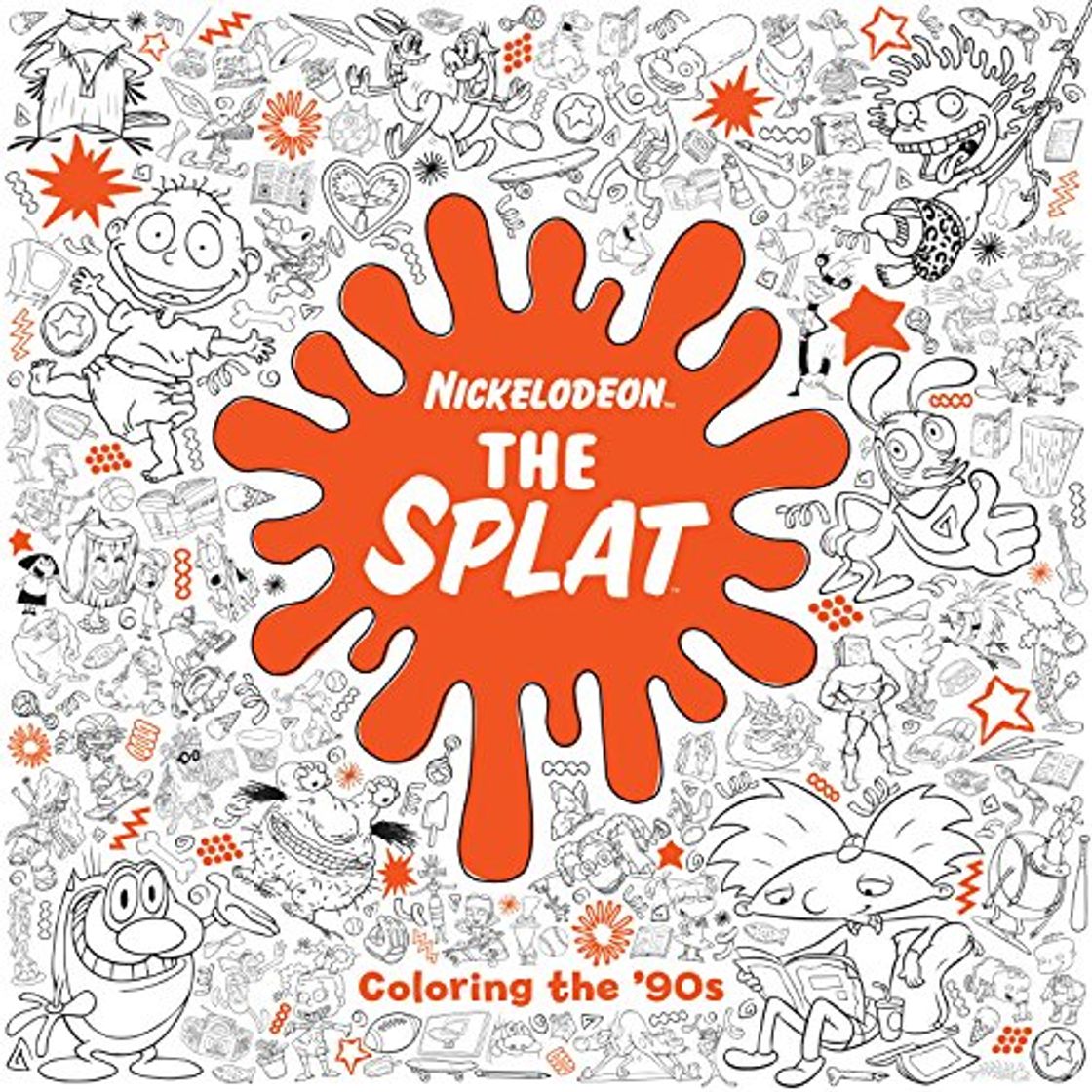 Books The Splat: Coloring the '90s