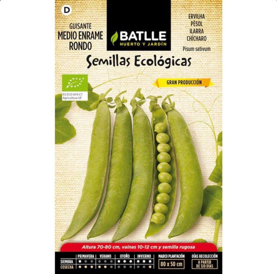 Producto Semillas ecológicas de Guisante