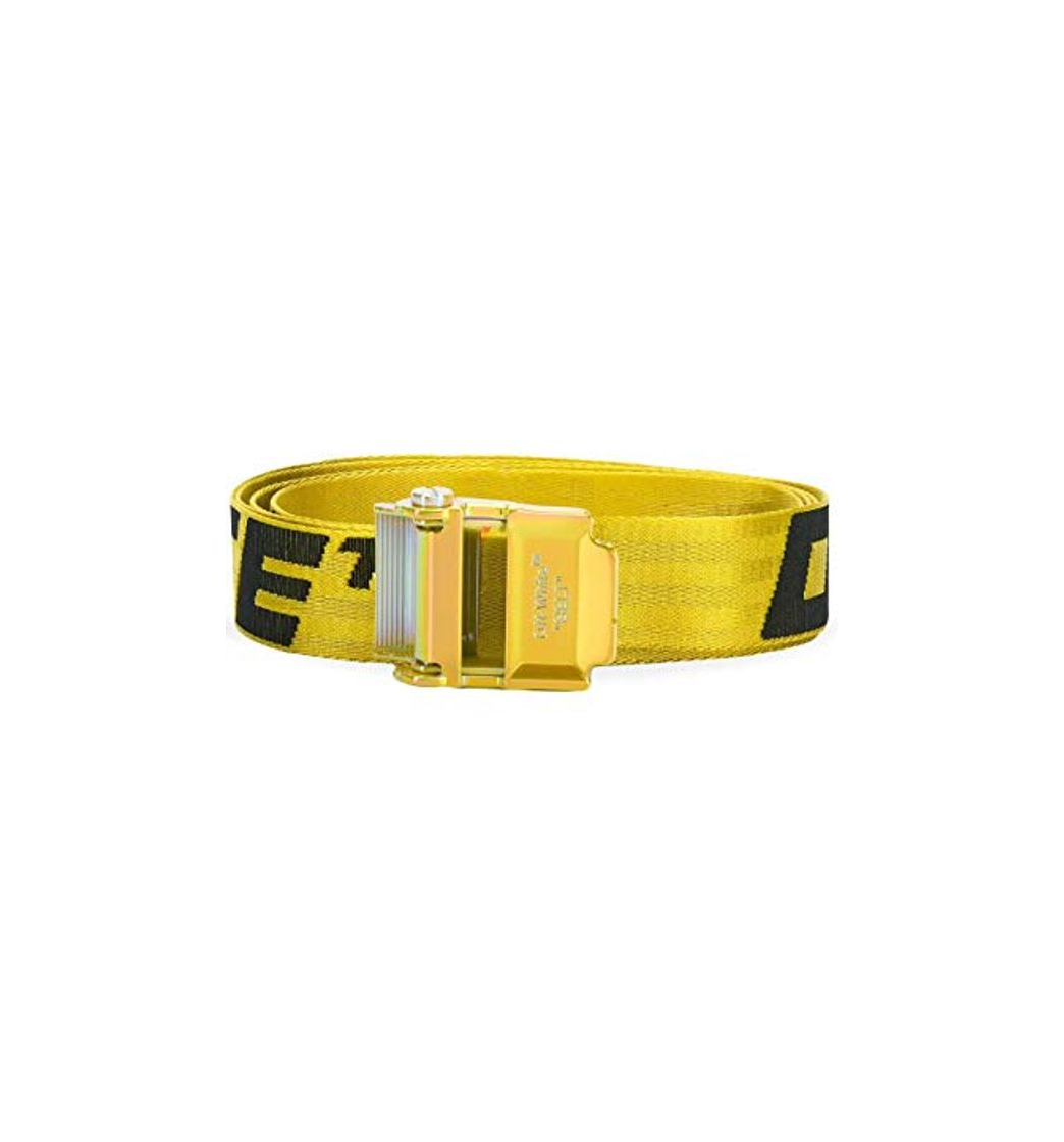 Fashion OFF-WHITE Moda De Lujo Hombre OMRB034S20F420416010 Amarillo Poliéster Cinturón