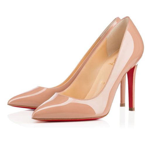 PIGALLE 85 NUDE PATENT - Women Shoes - Christian Louboutin