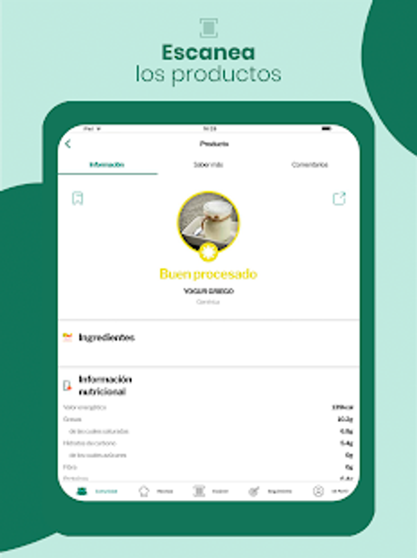 App MyRealFood: Recetas y alimentos - Apps on Google Play