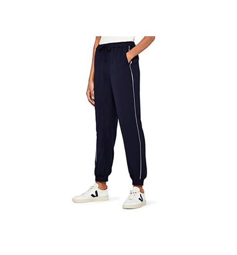 Marca Amazon - find. Pantalones Mujer, Azul