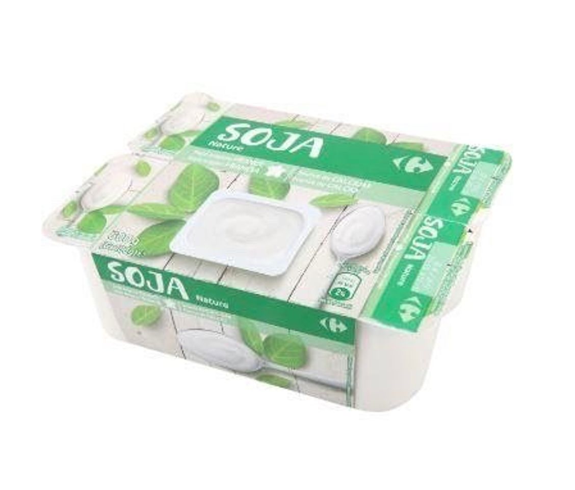 Moda Preparado de soja natural Carrefour pack de 6 unidades de 100 g