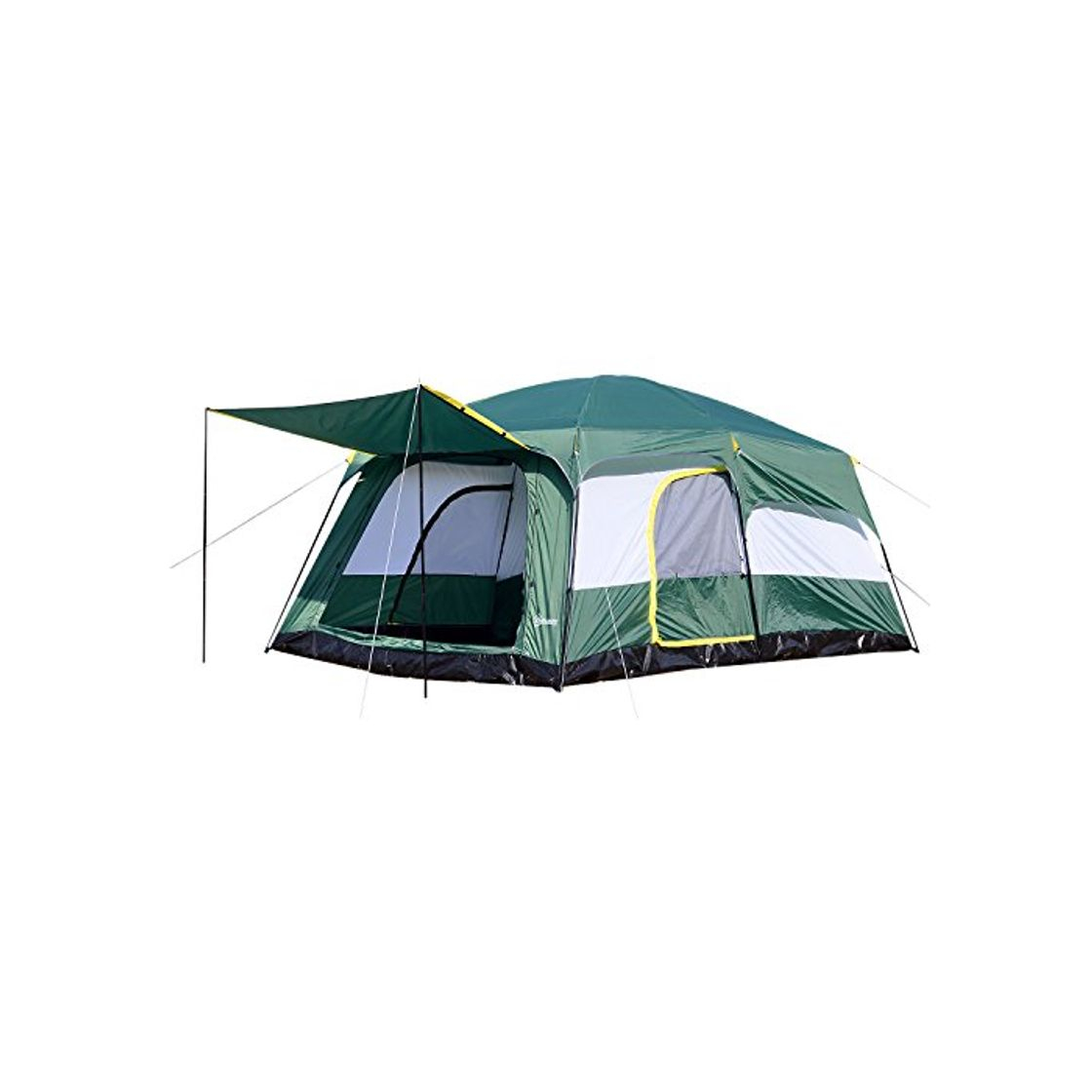 Product Outsunny Tienda de Campaña Familiar 8-10 Personas Carpa Grande Acampada Tipo Refugio