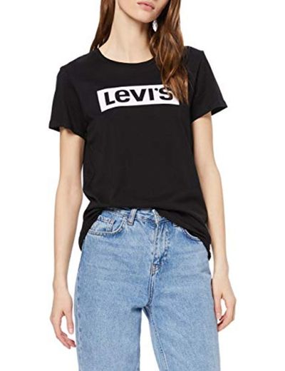 Levi's The Perfect Tee, T-shirt Donna, Nero