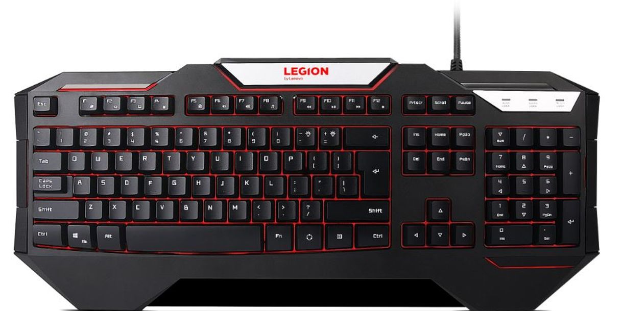 Moda Teclado para juegos con retroiluminación Lenovo Legion K200 