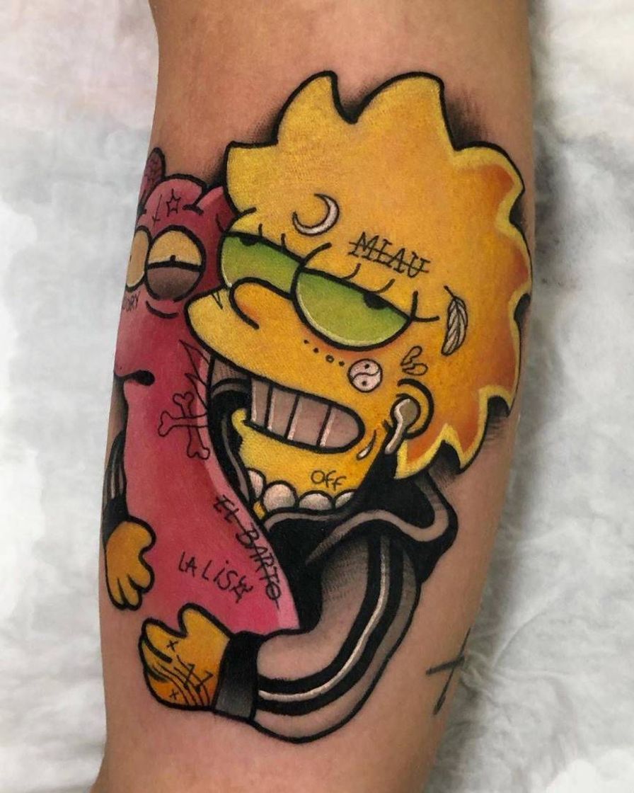 Fashion Tatuagem Simpsons