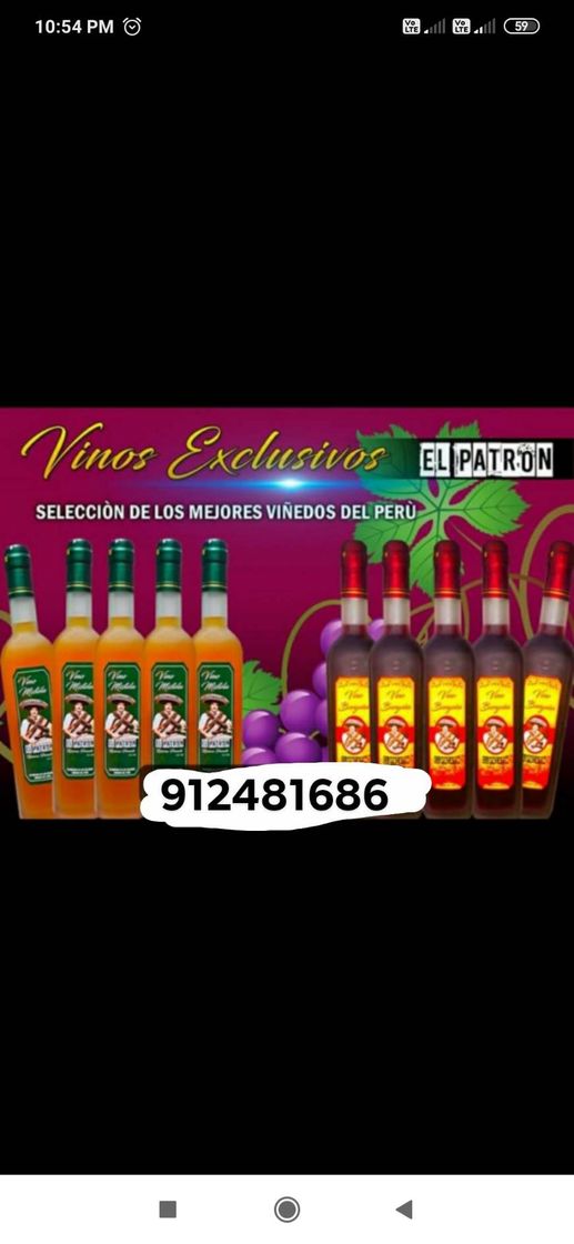 Moda Venta de ricos vinos 100% UVA ✓   para tus reuniones ....