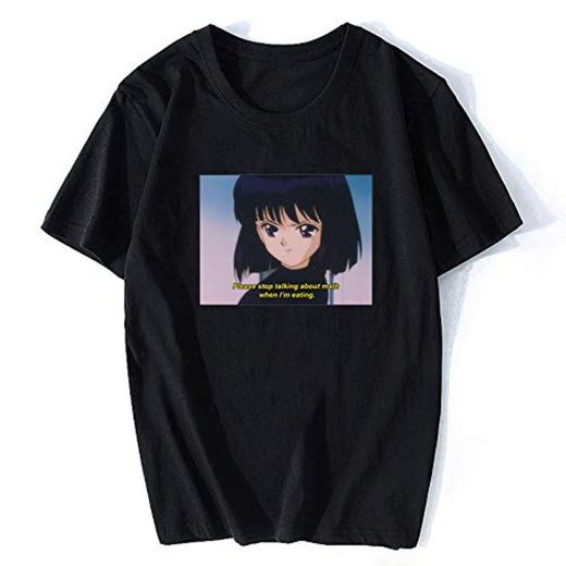 Vaporwave Sailor Moon Funny Quote Japan T-Shirts Streetwear Aesthetic O-Neck Tees Tops