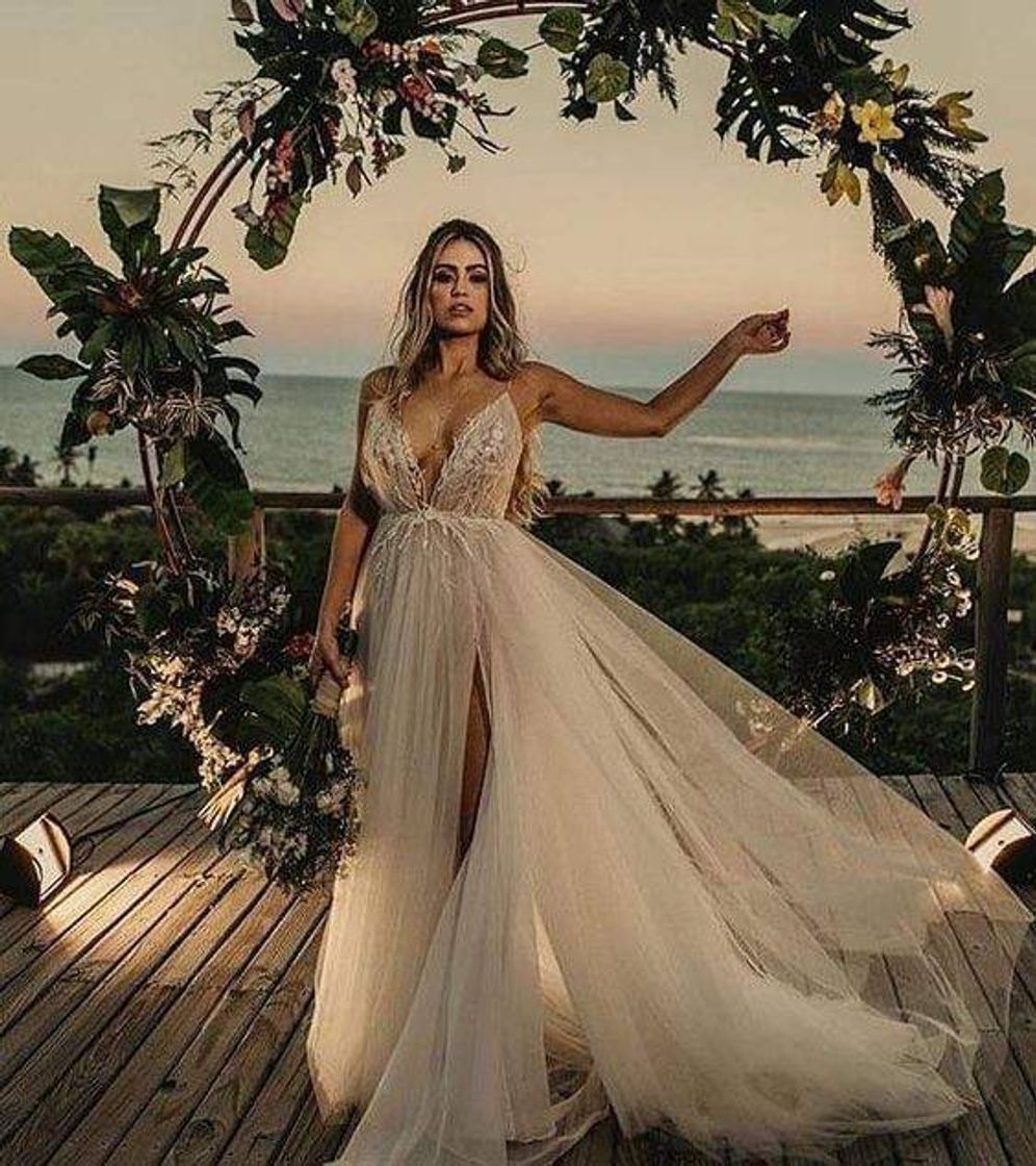 Moda Vestido de casamento praiano 🐚