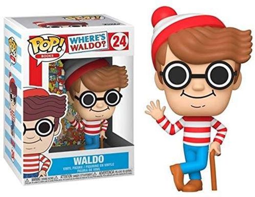 Boneco Where's Waldo? Onde Está Wally? Waldo Wally Pop Funko