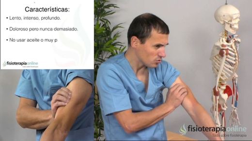 Cómo relajar el músculo bíceps con un automasaje - YouTube