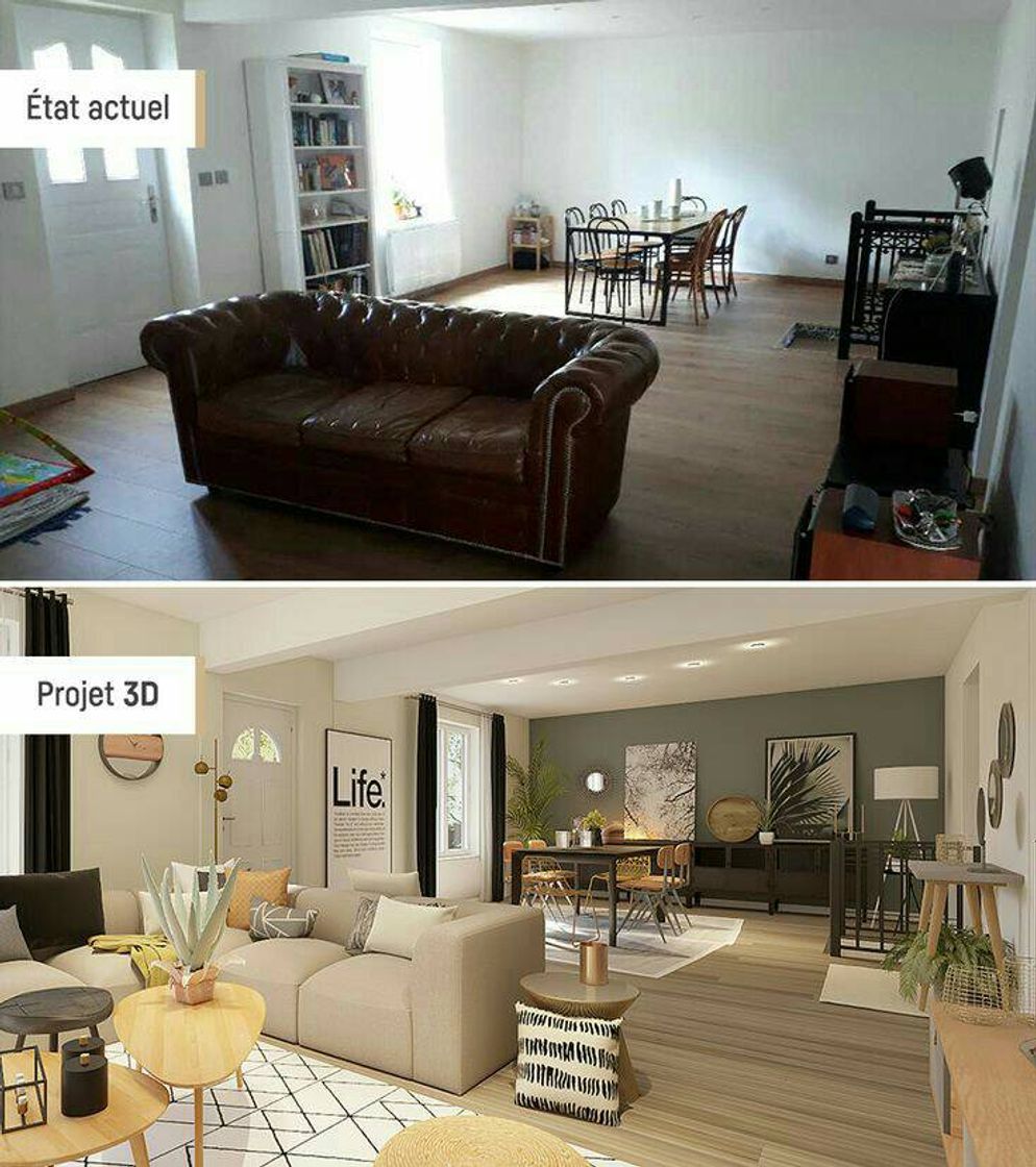 Moda Antes e depois; Decoração.