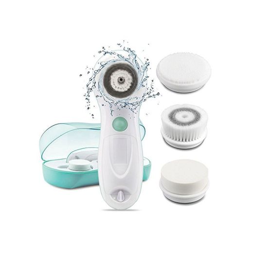 TOUCHBeauty TB-0759A Limpiador Facial Giratorio 3 EN 1 con 3 Cabezales con