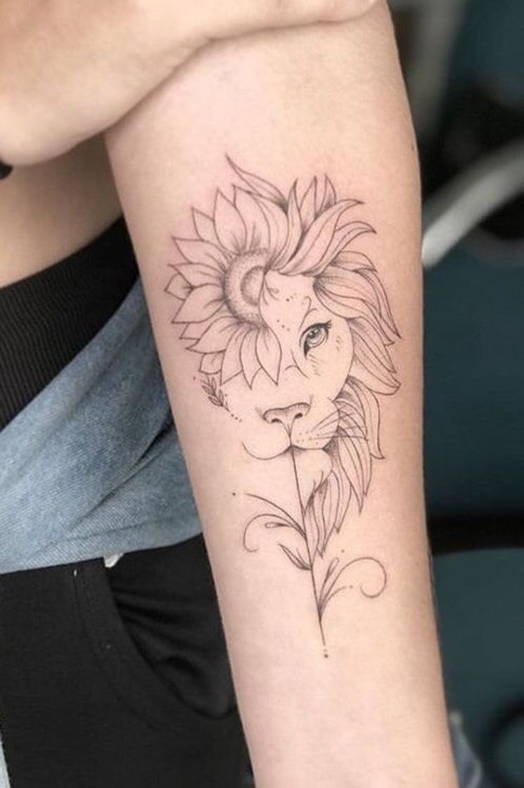 Fashion Lion tattoo 