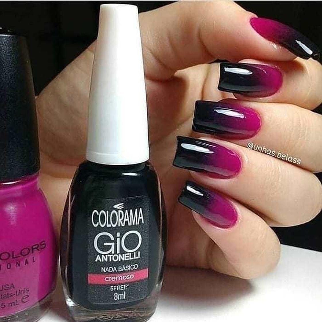 Moda Unhas em degradê 