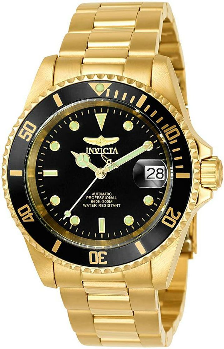 Fashion Invicta 8929OB Pro Diver Reloj Unisex acero inoxidable Automático Esfera negro