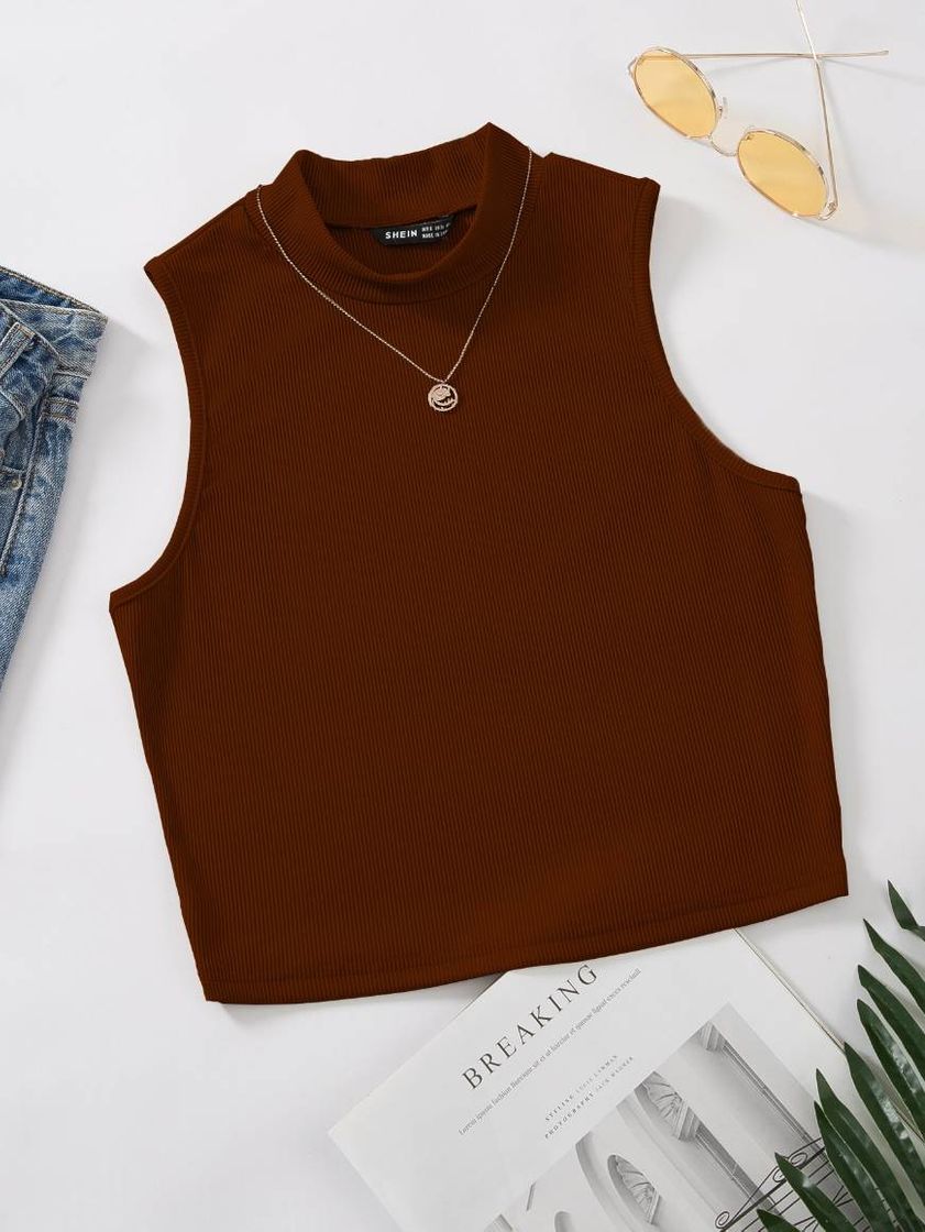 Cropped Gola Alta - Shein