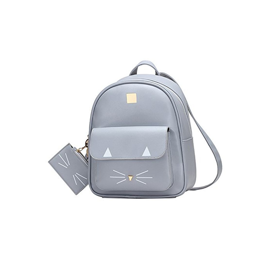 Social Mochila de ocio Cute Cat Mini School Bag, para Mujeres o Niñas