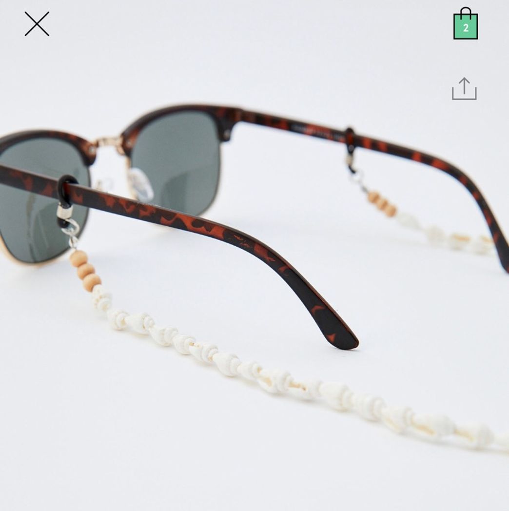 Product Cordón gafas conchas blancas 🐚 