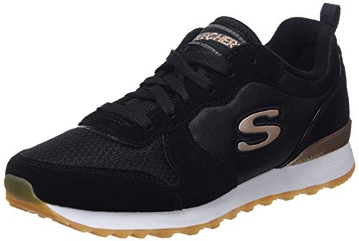 Moda Skechers Retros Og 85, Women's Low-Top Sneakers, Black