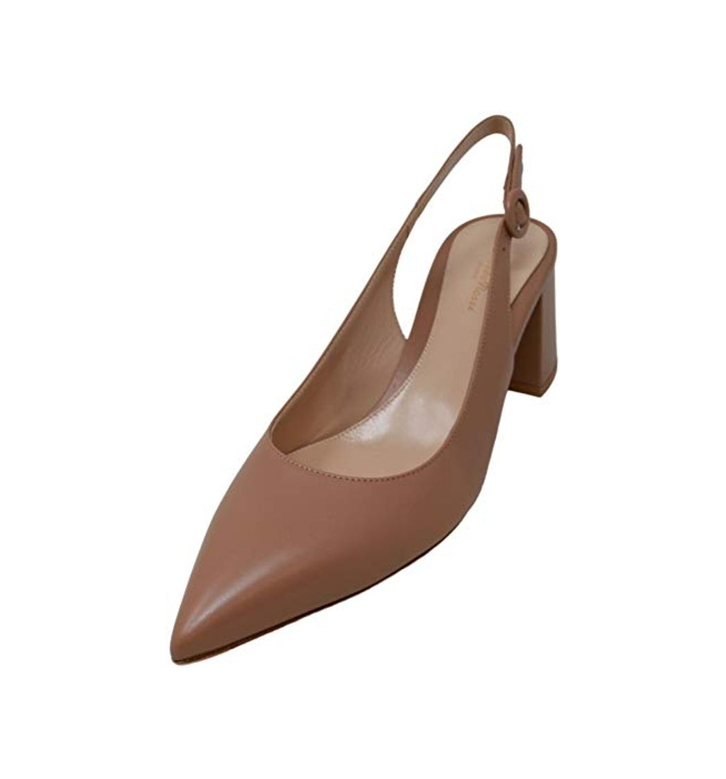 Fashion Gianvito Rossi Agata - Tirantes de cuero para mujer, rosa